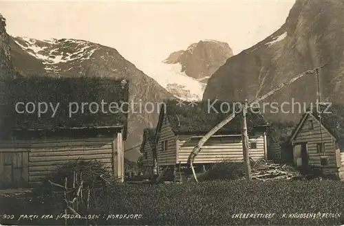 AK / Ansichtskarte Nordfjord_Norwegen Parti fra Naesdal loen Nordfjord Norwegen
