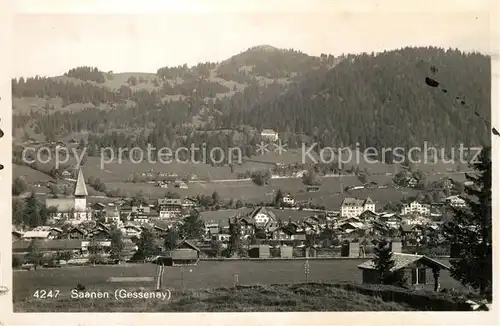 AK / Ansichtskarte Saanen Ortsansicht Saanen