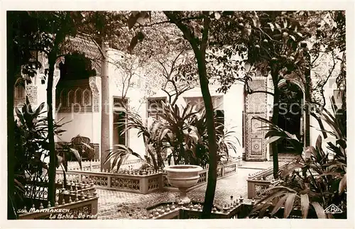 AK / Ansichtskarte Marrakech_Marrakesch La Bahia Un riad Marrakech Marrakesch