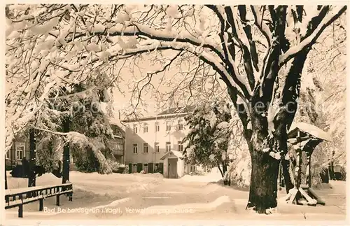 AK / Ansichtskarte Bad_Reiboldsgruen Verwaltungsgebaeude Bad_Reiboldsgruen