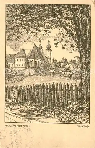 AK / Ansichtskarte Sankt_Lambrecht_Steiermark Stiftskirche Sankt_Lambrecht