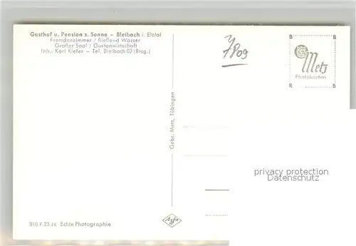 AK / Ansichtskarte Bleibach  Bleibach
