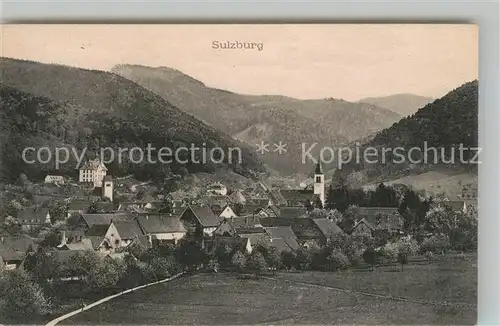AK / Ansichtskarte Sulzburg_Freiburg  Sulzburg Freiburg