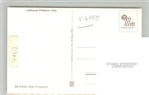 AK / Ansichtskarte Wolfstein_Pfalz  Wolfstein_Pfalz