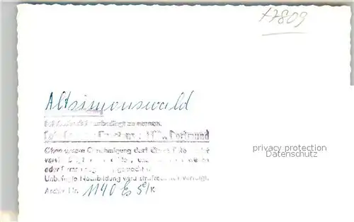 AK / Ansichtskarte Altsimonswald  Altsimonswald