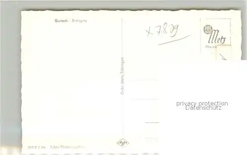 AK / Ansichtskarte Gutach_Breisgau  Gutach Breisgau