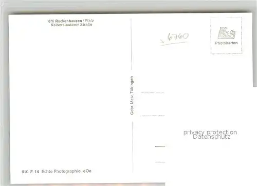 AK / Ansichtskarte Rockenhausen Kaisestauterer Strasse Rockenhausen