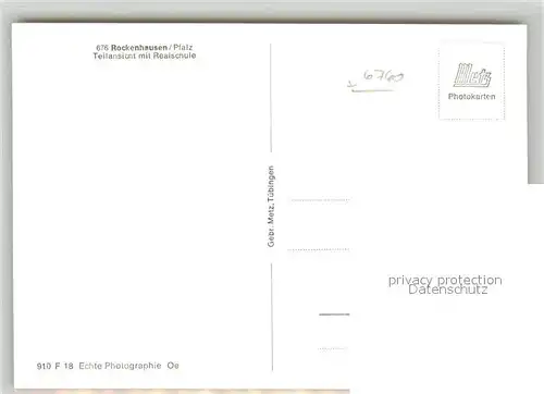 AK / Ansichtskarte Rockenhausen Realschule Rockenhausen