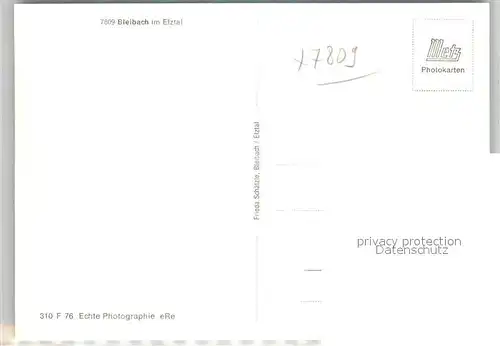 AK / Ansichtskarte Bleibach  Bleibach