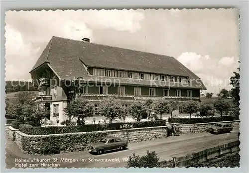 AK / Ansichtskarte St_Maergen Hotel zum Hirschen St_Maergen