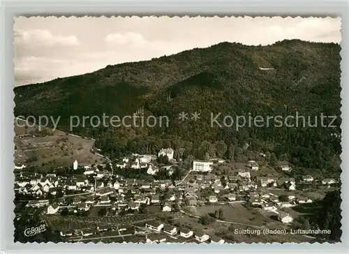 AK / Ansichtskarte Sulzburg_Freiburg Fliegeraufnahme Sulzburg Freiburg