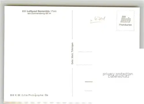 AK / Ansichtskarte Dannenfels  Dannenfels