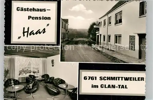 AK / Ansichtskarte Schmittweiler_Callbach Gaestehaus Haas Schmittweiler_Callbach