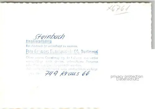 AK / Ansichtskarte Steinbach_Donnersberg  Steinbach Donnersberg