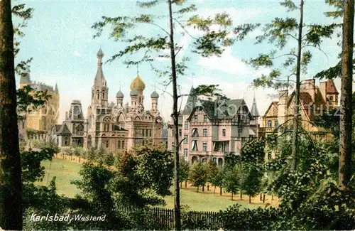 AK / Ansichtskarte Karlsbad_Eger Westend  Karlsbad_Eger