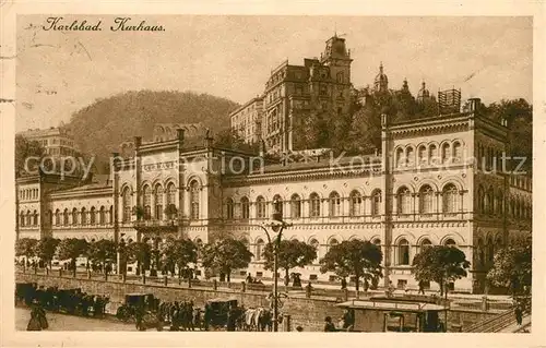 AK / Ansichtskarte Karlsbad_Eger Kurhaus  Karlsbad_Eger