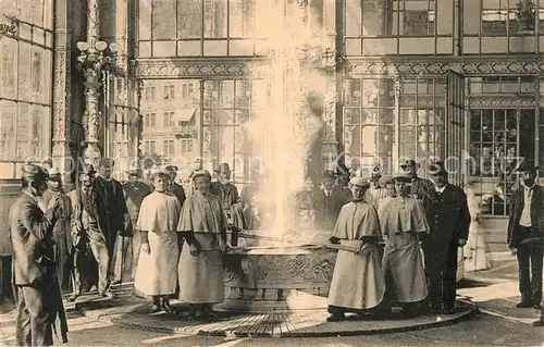 AK / Ansichtskarte Karlsbad_Eger Sprudel Karlsbad_Eger