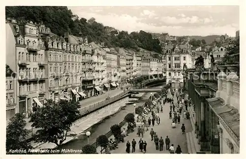 AK / Ansichtskarte Karlsbad_Eger Promenade Muehlbrunn  Karlsbad_Eger
