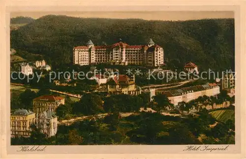 AK / Ansichtskarte Karlsbad_Eger Hotel Imperial Karlsbad_Eger