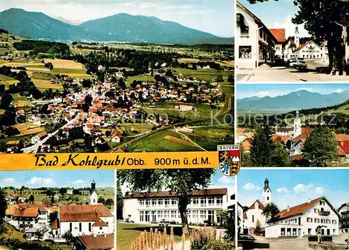 AK / Ansichtskarte Bad_Kohlgrub Fliegeraufnahme Kirche Bad_Kohlgrub