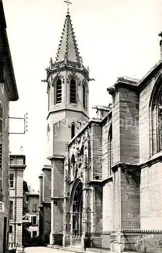 AK / Ansichtskarte Carpentras Cathedrale Saint_Siffrein Porte Carpentras
