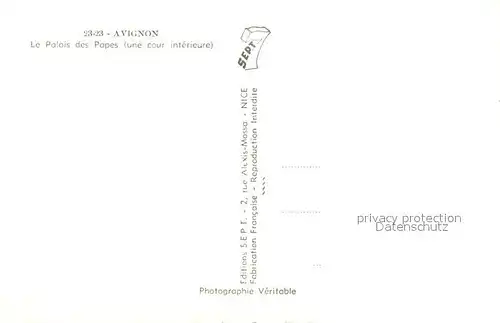 AK / Ansichtskarte Avignon_Vaucluse Palais des Papes  Avignon Vaucluse