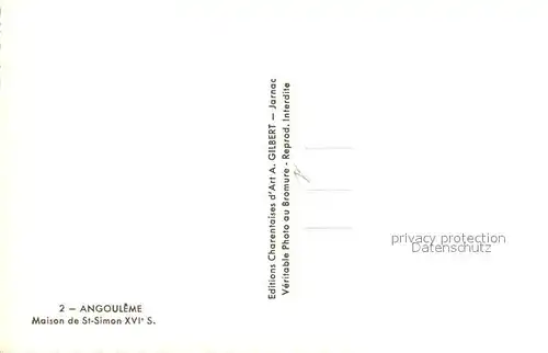 AK / Ansichtskarte Angouleme Maison St Simon Angouleme
