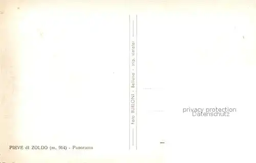 AK / Ansichtskarte Pieve_di_Zoldo  