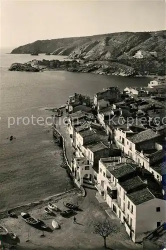 AK / Ansichtskarte Cadaques Portdogue a vista de palaro Fliegeraufnahme Cadaques