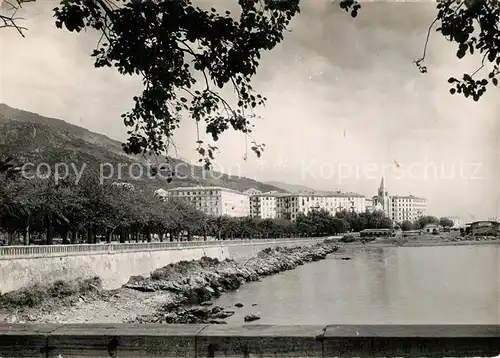 AK / Ansichtskarte Bastia Place St Nicolas Vue de la Promenade des Quais Bastia