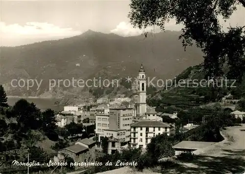 AK / Ansichtskarte Moneglia_Liguria Scorcio panoramico da Levante Moneglia Liguria