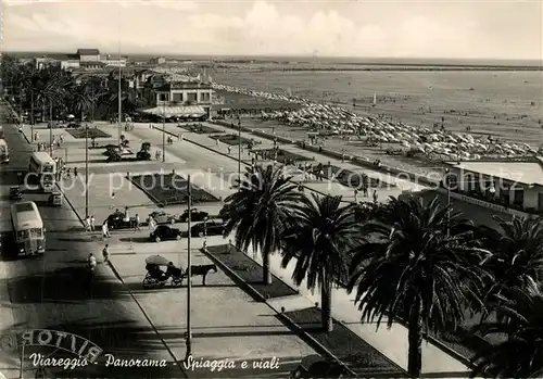 AK / Ansichtskarte Viareggio Panorama Spiaggia e viali viareggio