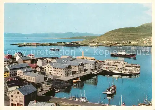 AK / Ansichtskarte Hammerfest Hafenpartie Hammerfest