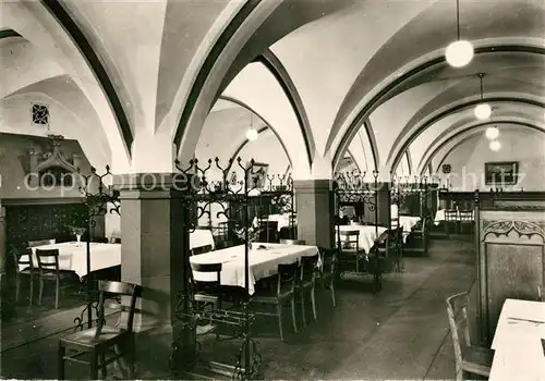 AK / Ansichtskarte Saarbruecken Ratskeller Ratskaffee Saarbruecken