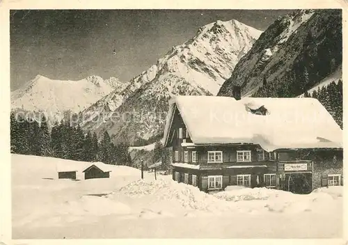 AK / Ansichtskarte Baad_Mittelberg_Kleinwalsertal Noris Huette Baad_Mittelberg