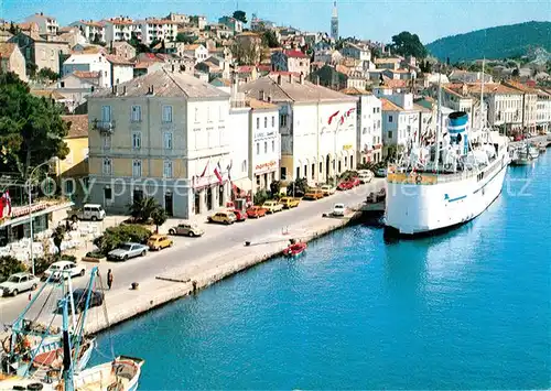 AK / Ansichtskarte Mali_Losinj Hafenpartie Fahrgastschiff Mali Losinj