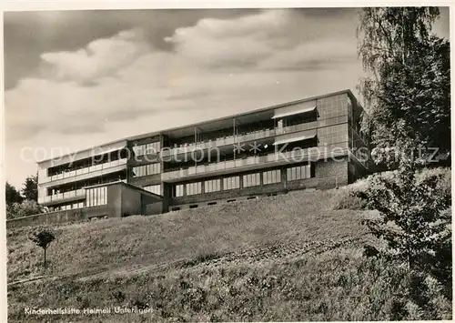 AK / Ansichtskarte Unteraegeri Kinderheilstaette Heimeli Unteraegeri