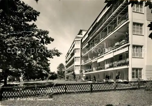 AK / Ansichtskarte Wald_Faltigberg Sanatorium Wald Faltigberg