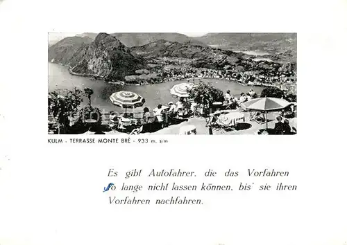 AK / Ansichtskarte Kulm_Bern Terrasse Monte Bre Panorama Kulm_Bern