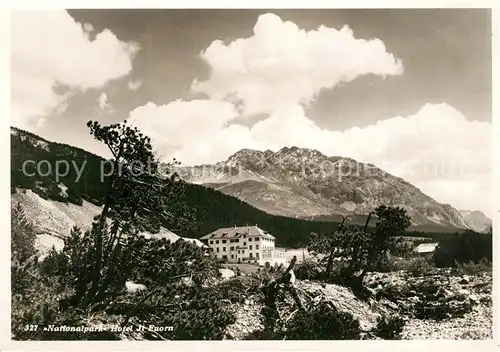 AK / Ansichtskarte Saas Fee Nationalpark Hotel Il Fuorn Saas Fee