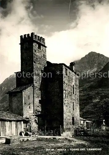 AK / Ansichtskarte Aosta Torre del Lebbroso Aosta