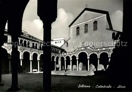 AK / Ansichtskarte Salerno Cattedrale Atrio Salerno