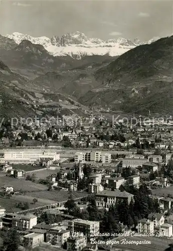 AK / Ansichtskarte Bolzano Rosengarten Bolzano