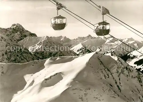 AK / Ansichtskarte Riezlern_Kleinwalsertal_Vorarlberg Seilbahn Widderstein  Riezlern_Kleinwalsertal