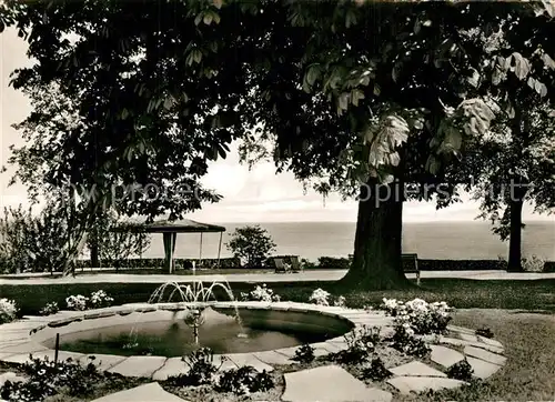 AK / Ansichtskarte Sierksdorf Hotel Restaurant Seehof Springbrunnen Seepromenade Sierksdorf