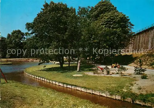 AK / Ansichtskarte Bad_Rothenfelde Kurpark beim neuen Gradierwerk Bad_Rothenfelde