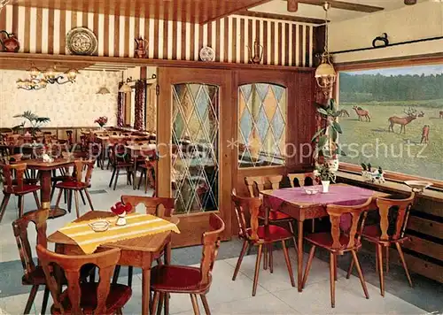 AK / Ansichtskarte Oberhundem Waldhaus Hirschgehege Restaurant Oberhundem