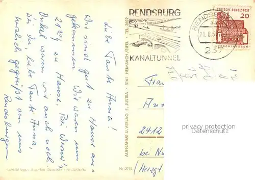 AK / Ansichtskarte Dueren_Rheinland Zentrum Fliegeraufnahme Hochhaeuser Denkmal Statue Dueren_Rheinland