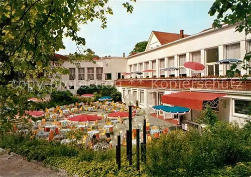 AK / Ansichtskarte Bad_Rothenfelde Kurhotel Terrassencafe Bad_Rothenfelde