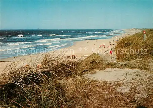 AK / Ansichtskarte Kampen_Sylt Duenen Strand Nordseebad Kampen Sylt